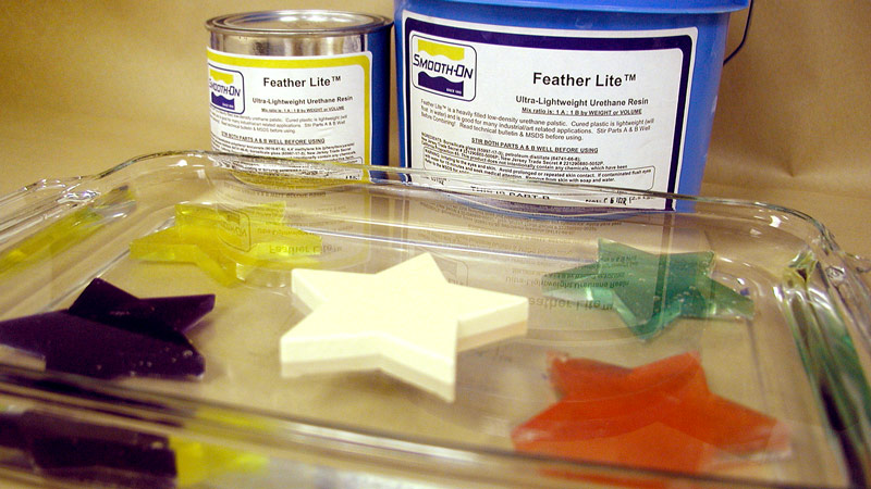 Feather Lite® Liquid Plastic - It Floats In Water! Extremely light resin.
