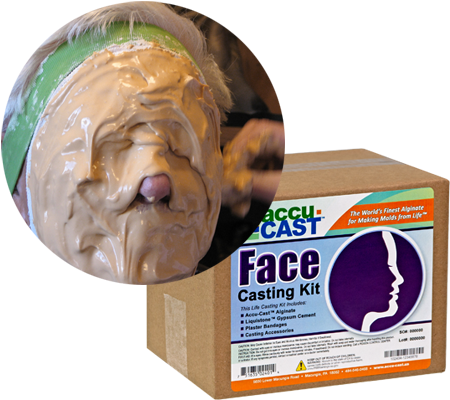 Introducing FUN Silicone, skin-safe silicone compatible with Accu-Cast  alginate for lifecasting 