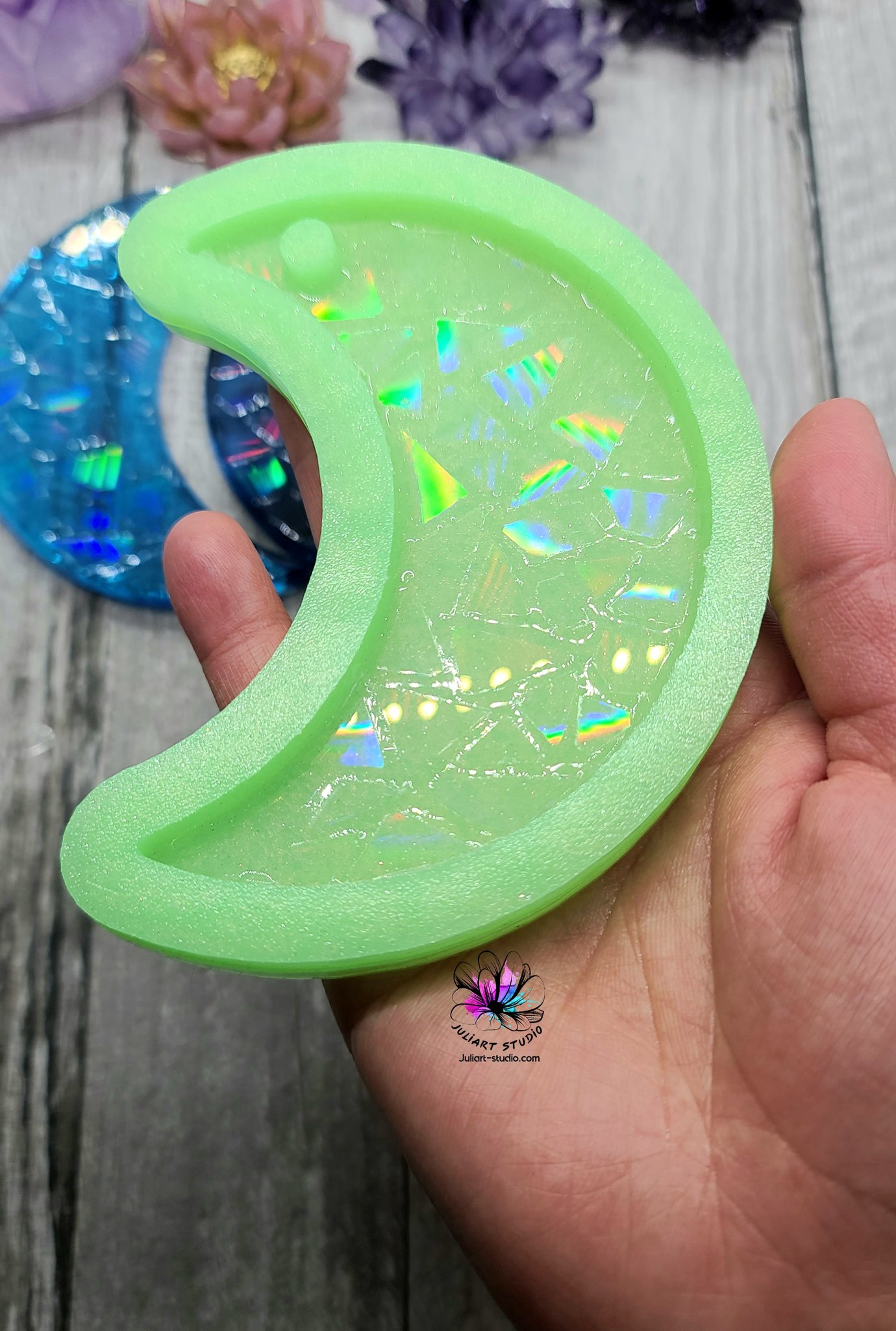 4.5 inch HOLO Angel Silicone Mold for Resin – JuliArtStudio